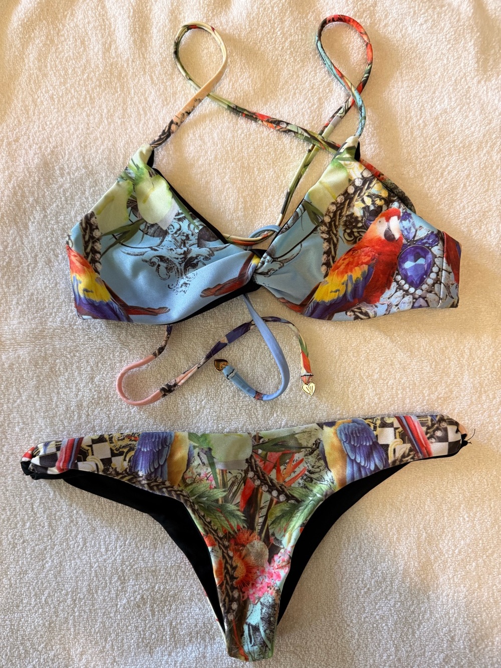 Wildfox Couture Acid Baroque Bikini